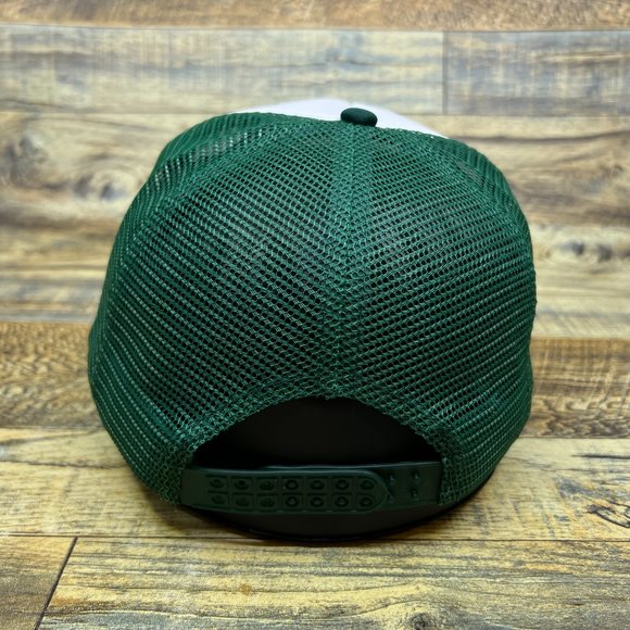 MTV Mens Trucker Hat Dark Green Snapback TV Globe Retro Television 90s Nostalgia - Picture 5 of 8